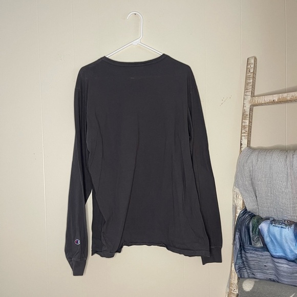 Champion Dark Grey Long Sleeve Shirt - Size XL - Picture 4 of 4